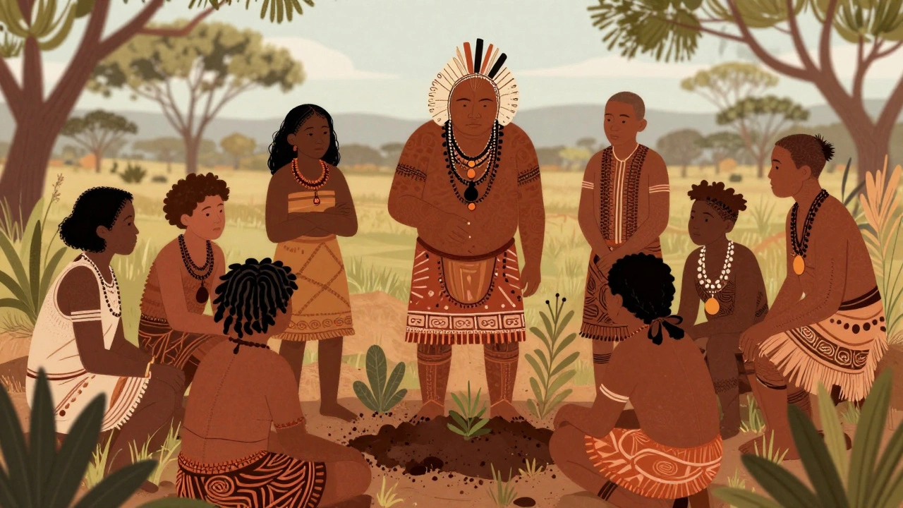 Indigenous community teaching land stewardship